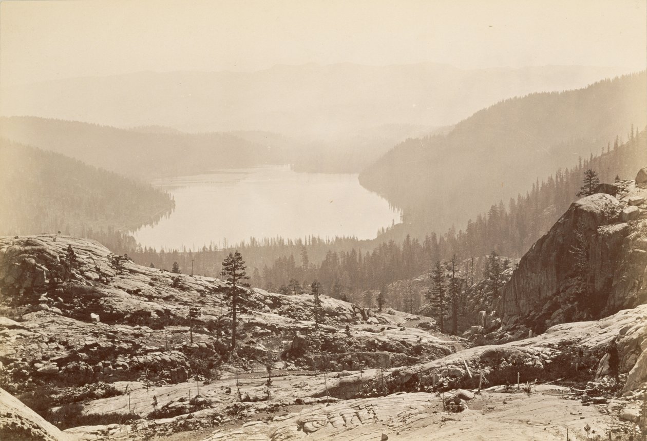 [Donner Lake, Californië] door Carleton Watkins
