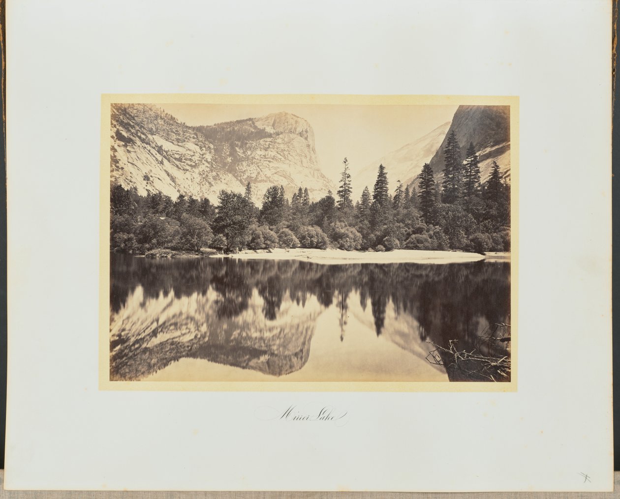 Spiegelmeer door Carleton Watkins