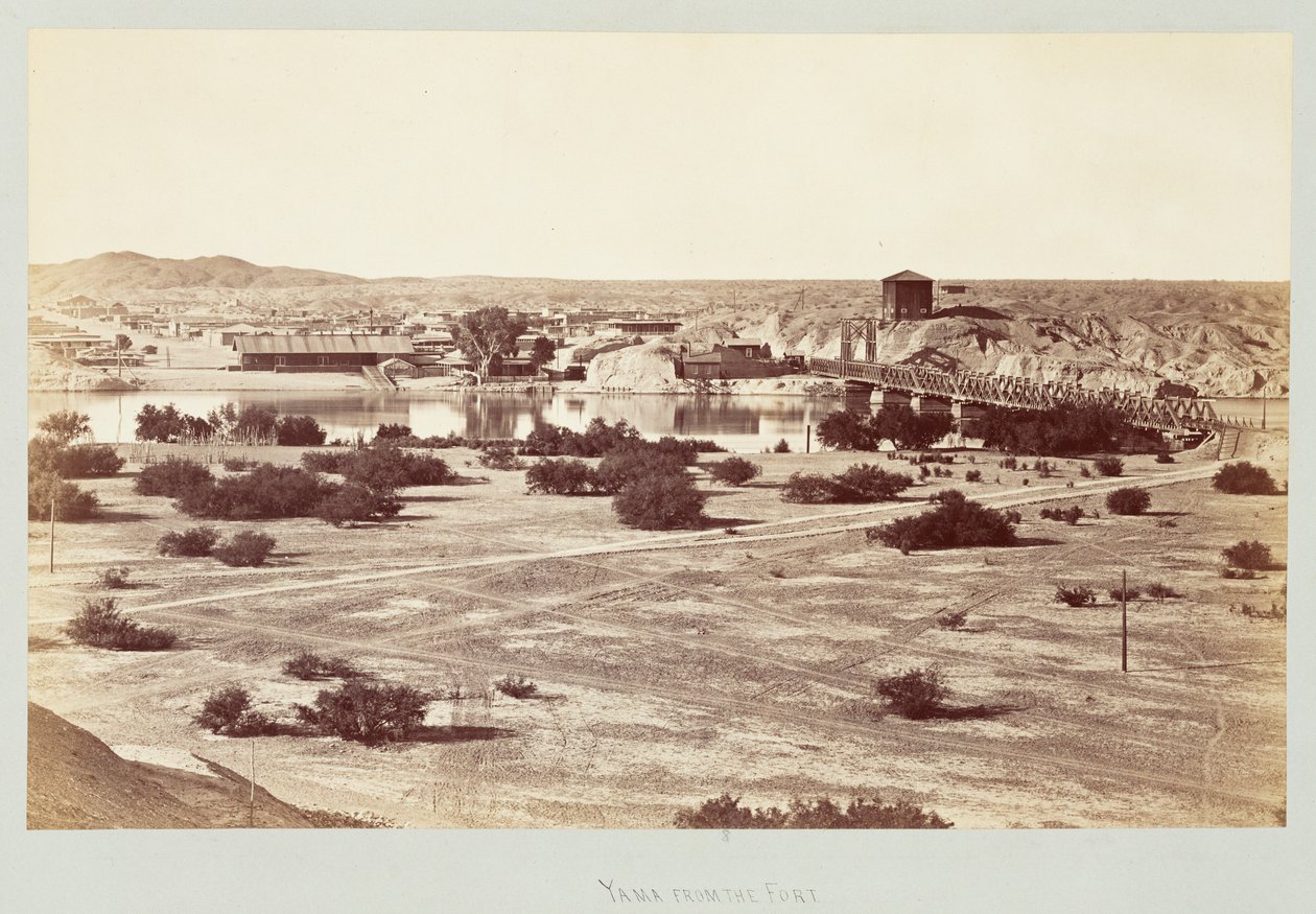 [Yuma uit het Fort]. door Carleton Watkins