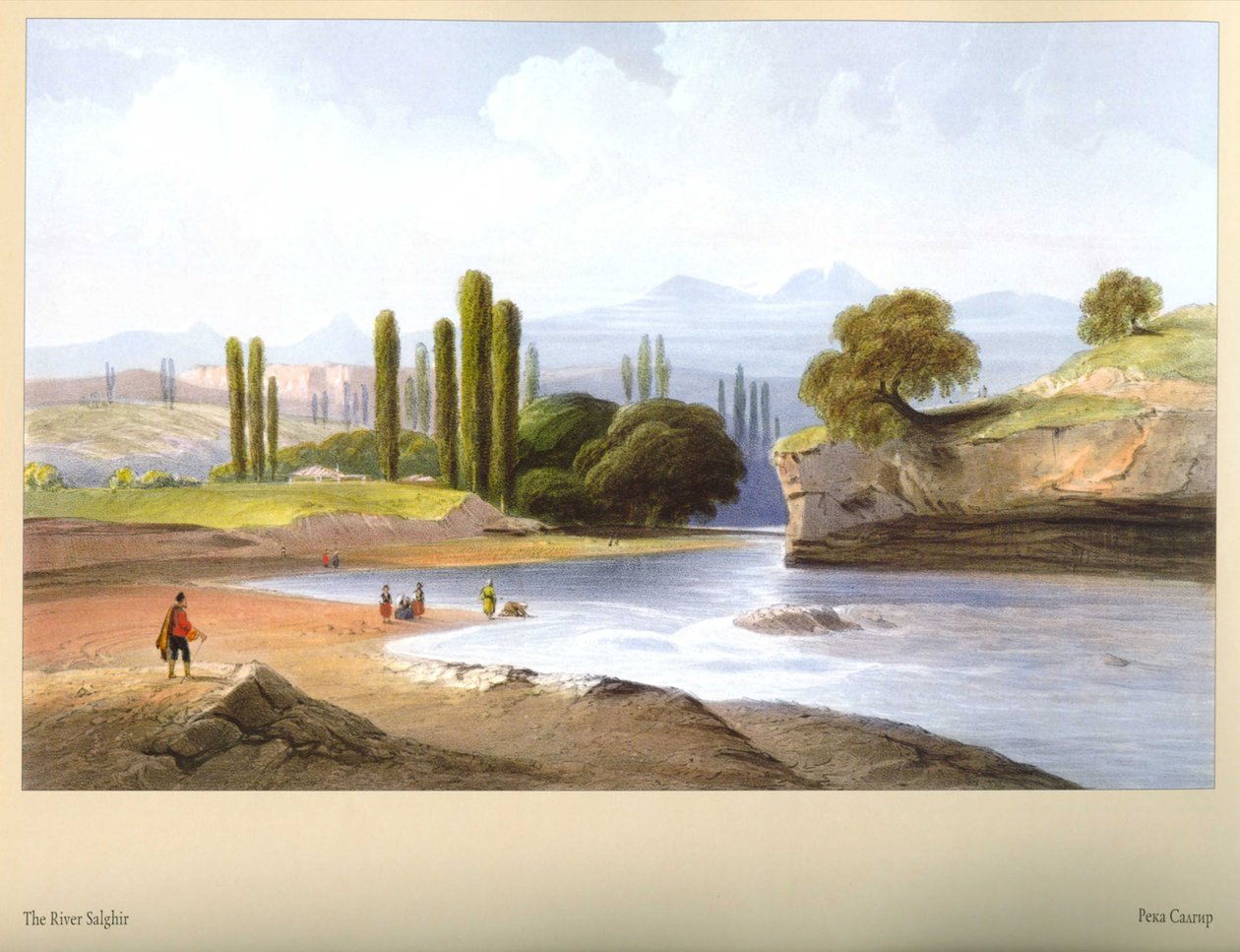 Salgir-rivier door Carlo Bossoli
