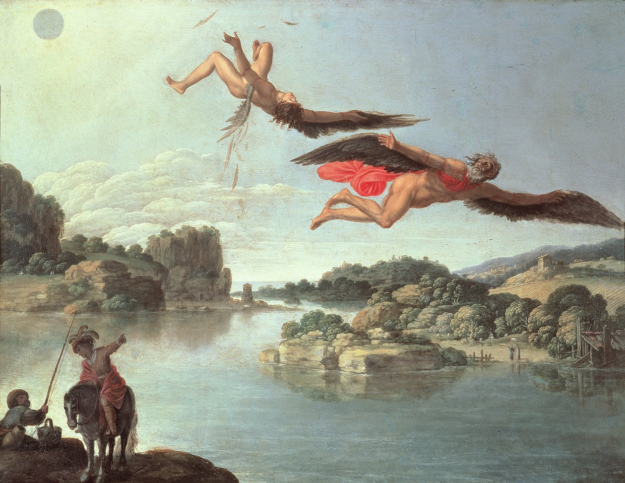 De Val van Icarus door Carlo Saraceni