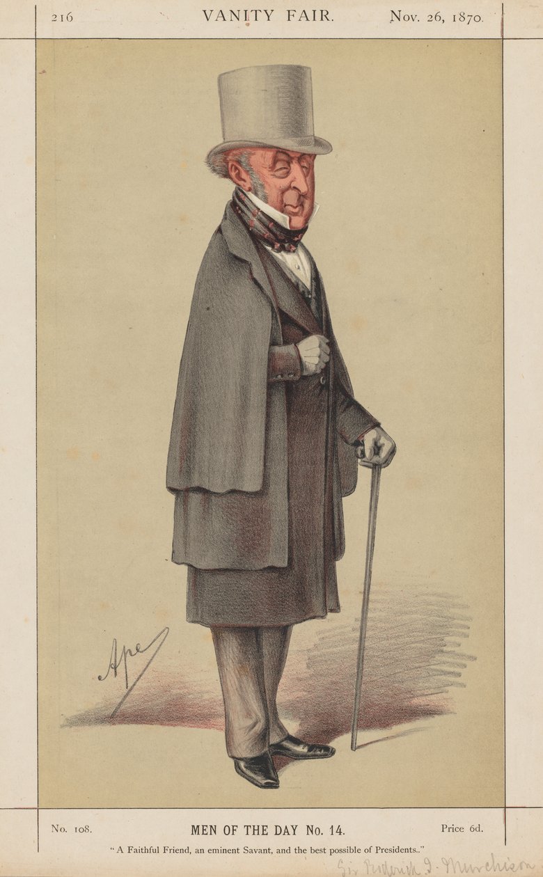 Vanity Fair: Mannen van de Dag Nr. 14 "Een Trouwe Vriend, een Eminente Geleerde, en de Beste Mogelijke President" door Carlo (Ape) Pellegrini