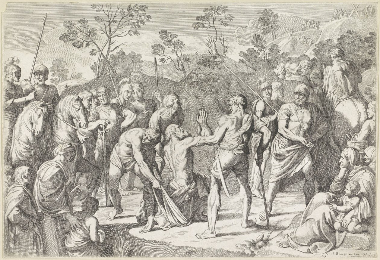 Martelaarschap van de heilige Andreas door Carlo Cesio