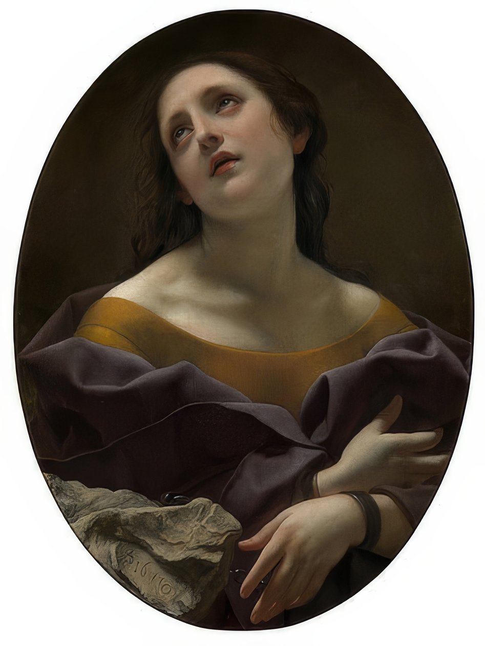 Allegorie van het geduld. 1677 door Carlo Dolci