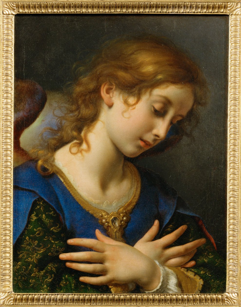 De engel van de Aankondiging door Carlo Dolci