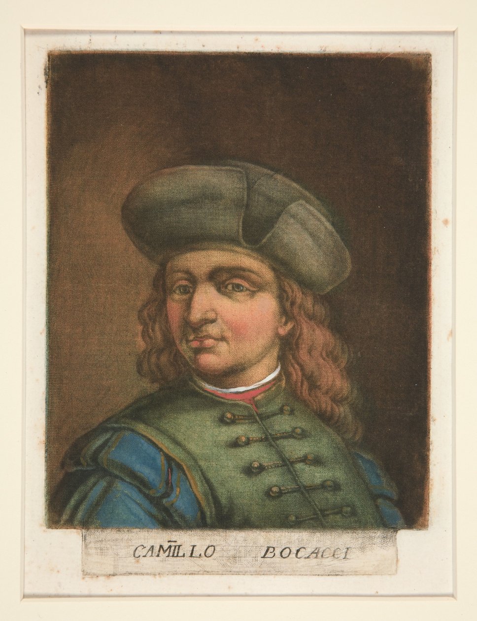 Camillo Bocacci, uit Ritratti di pittori (Portretten van schilders) door Carlo Lasinio
