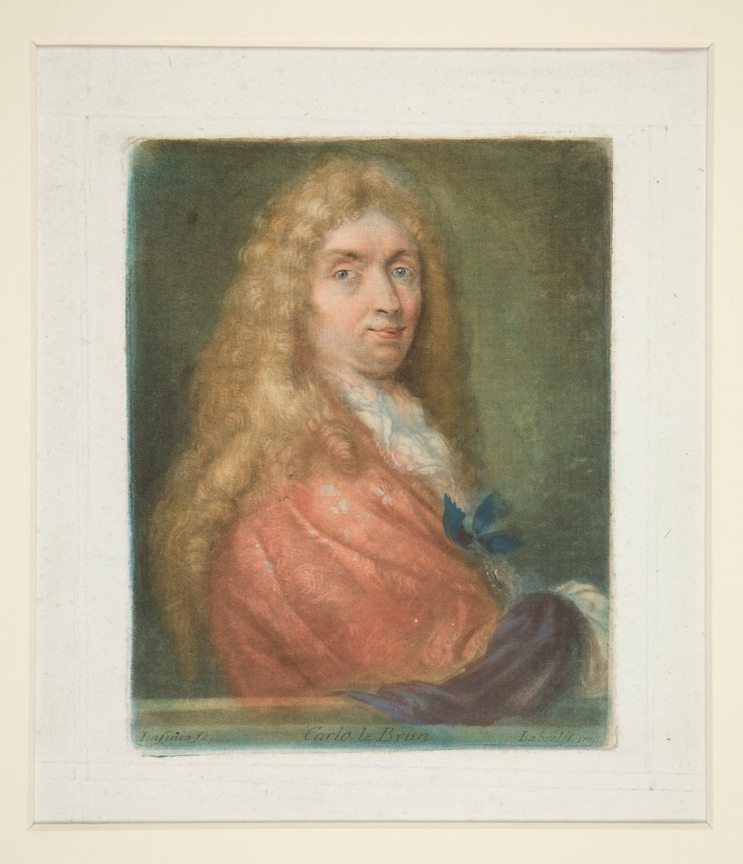 Charles Lebrun, uit Ritratti di pittori (Portretten van Schilders) door Carlo Lasinio