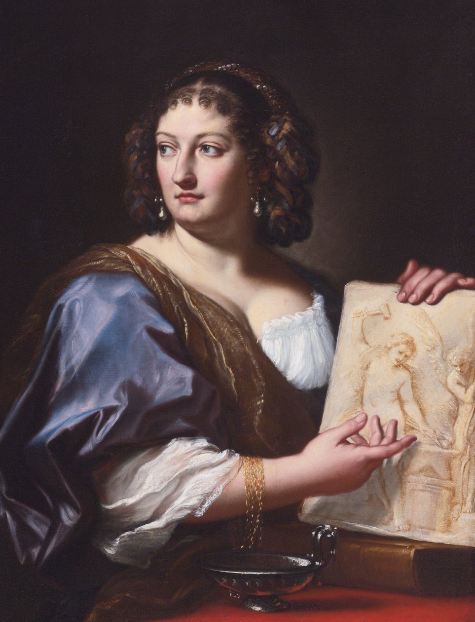 Portret van Francesca Gommi Maratti door Carlo Maratta