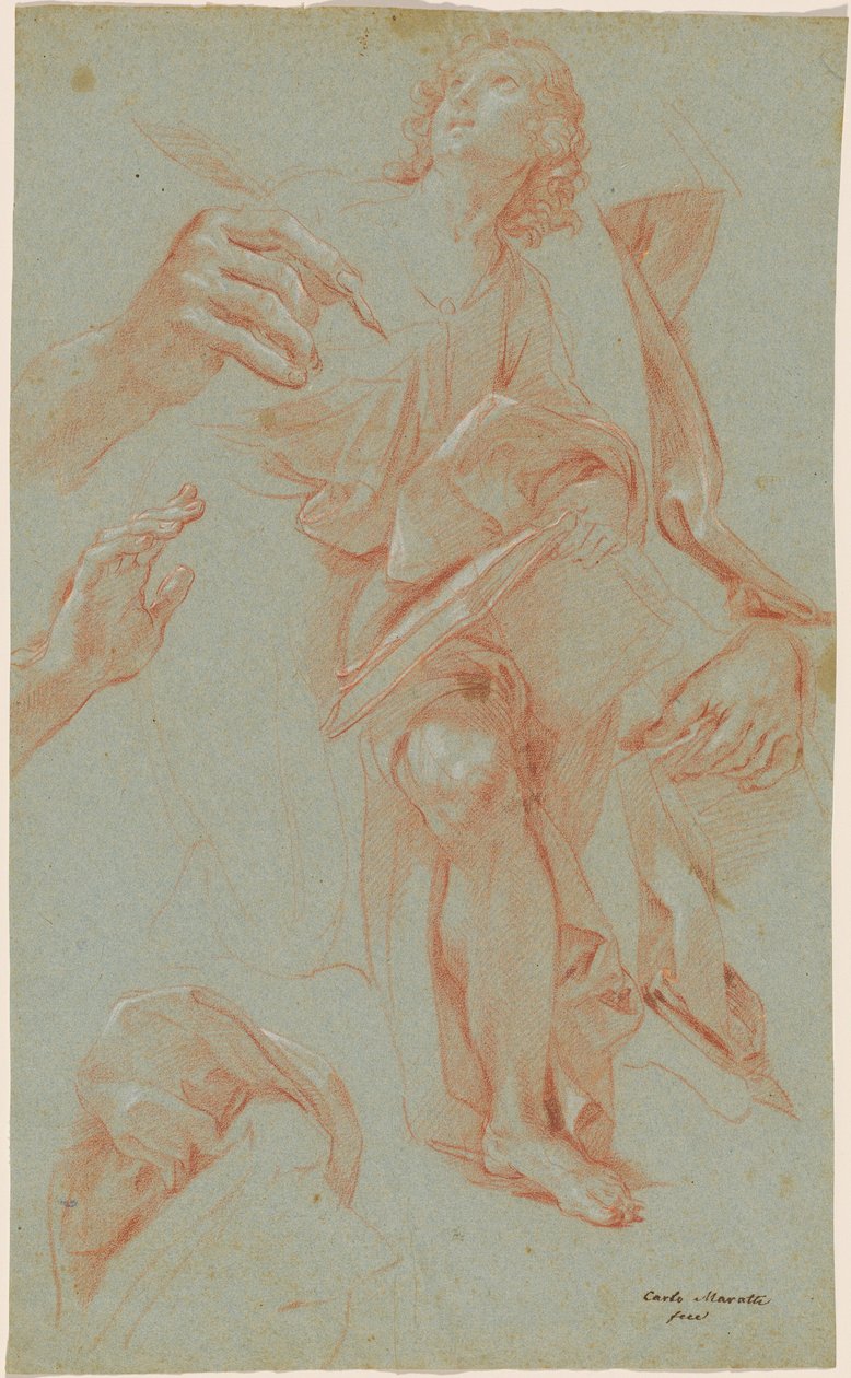 Studies van Sint Jacobus de Meerdere door Carlo Maratta