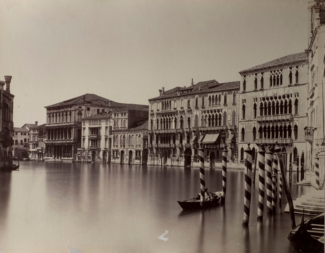 Venetië. Het Canal Grande met zicht op Ca