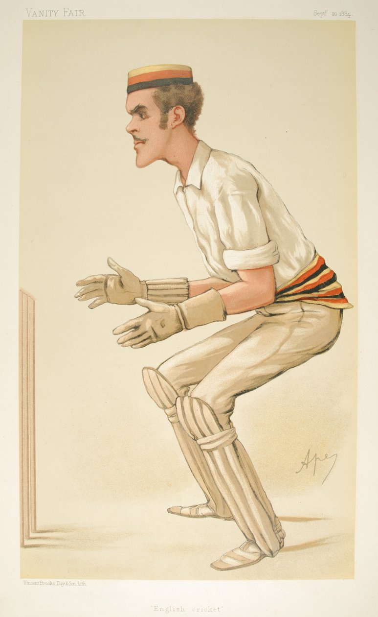Alfred Lyttelton, Vanity Fair, 1884-09-20 door Carlo Pellegrini