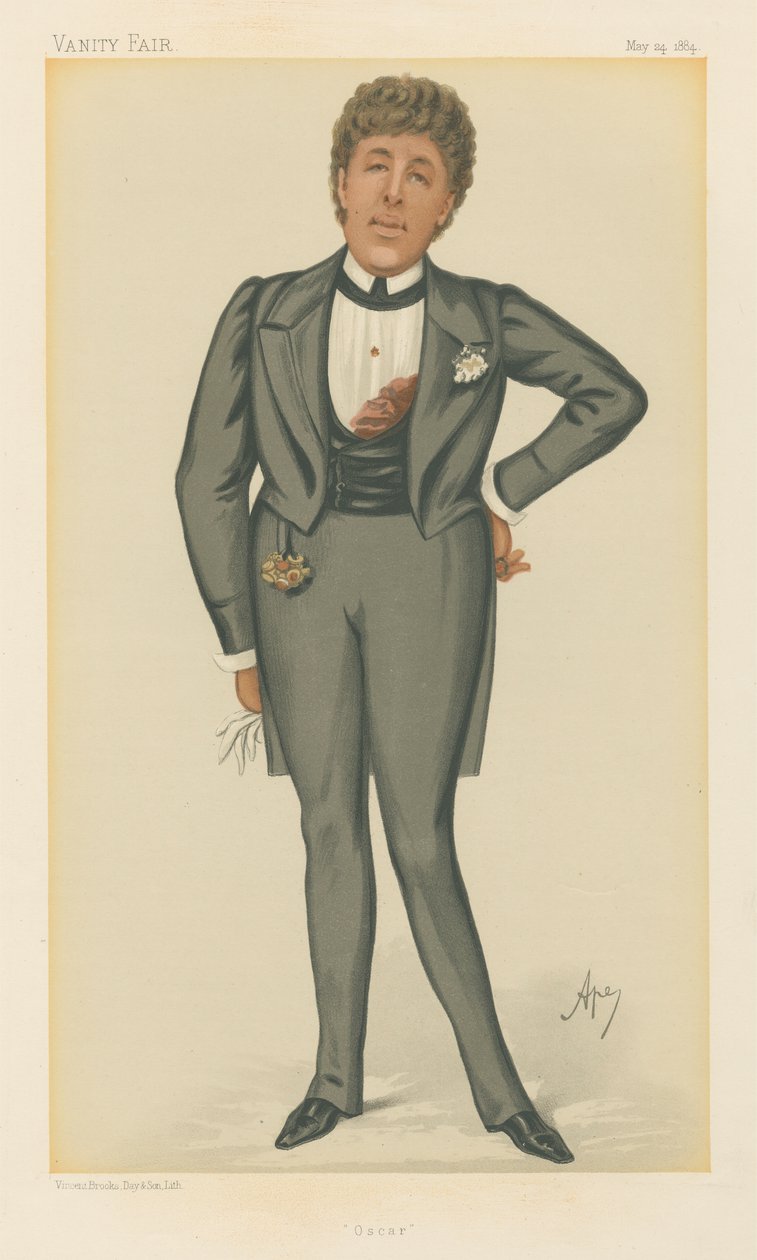 Oscar, Oscar Wilde (Vanity Fair serie) door Carlo Pellegrini