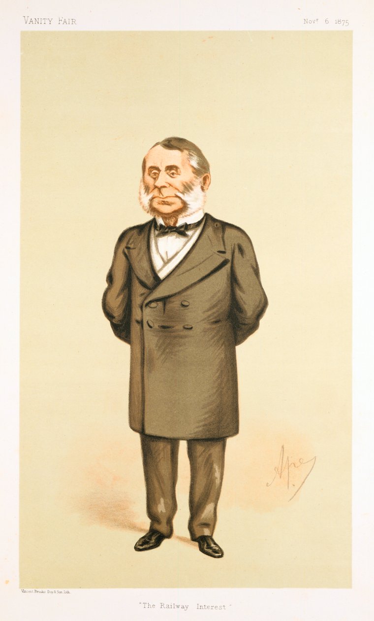 Het Spoorwegbelang, 1875 door Carlo Pellegrini