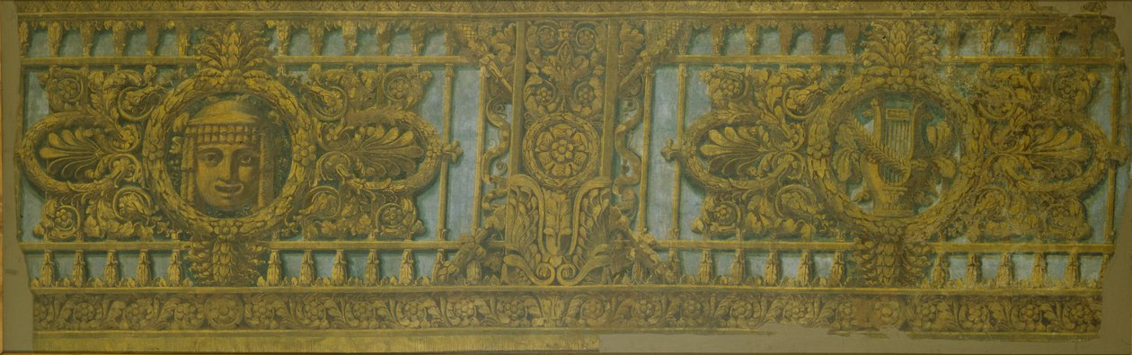 Ontwerp voor de doos van het Alexandrinsky Theater in Sint-Petersburg, 1826-1829 door Carlo Rossi