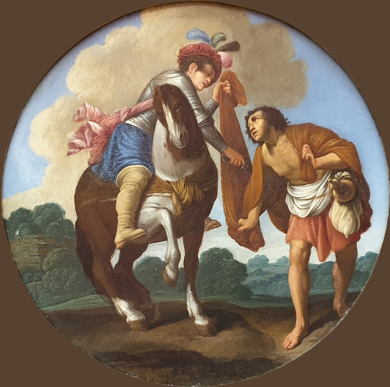 Duits: Der Heilige Martin und der Bettler Sint Maarten en de bedelaar door Carlo Saraceni