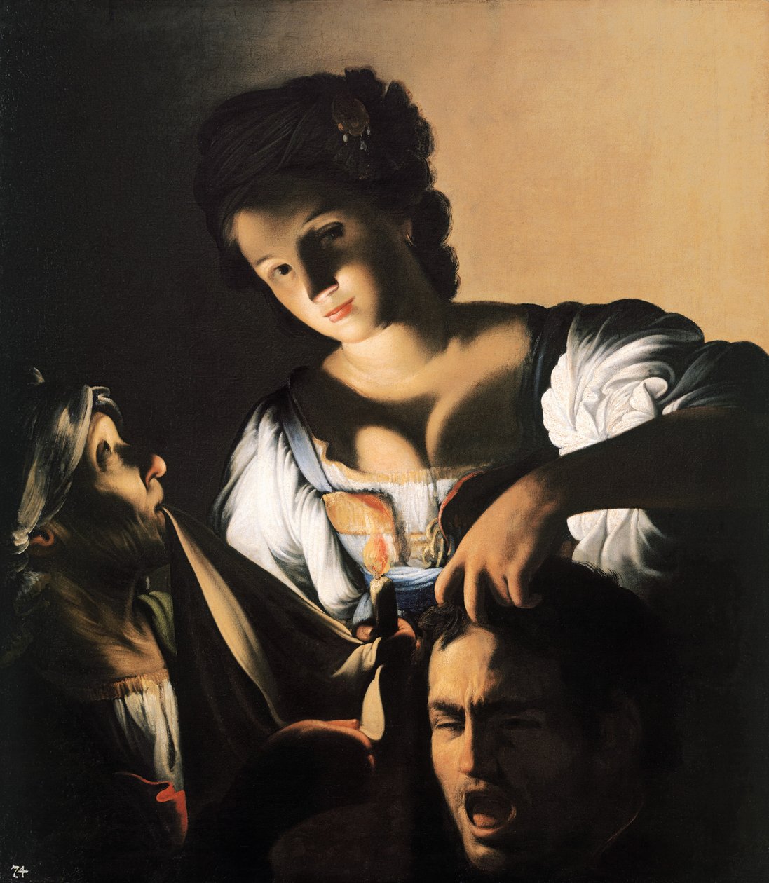 Judith met het hoofd van Holofernes, ca. 1610-1615 door Carlo Saraceni