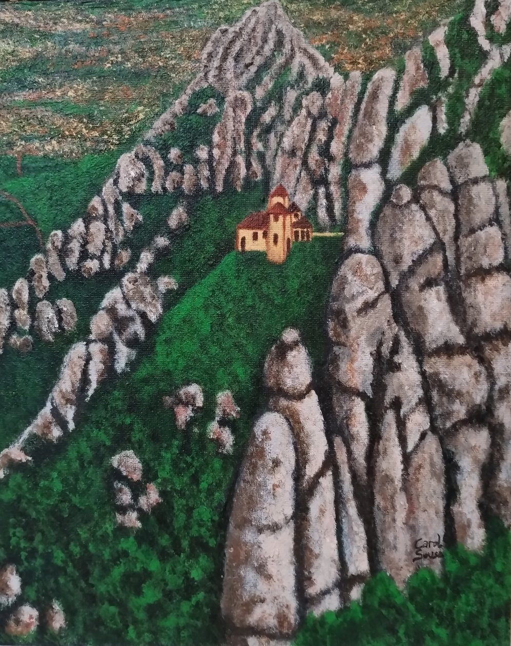 Santa Cova de Montserrat door Carol Sousa Cuello