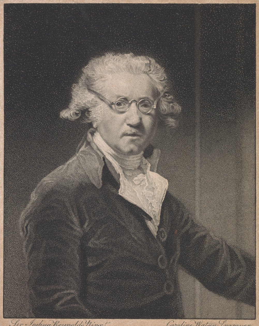 Sir Joshua Reynolds door Caroline Watson