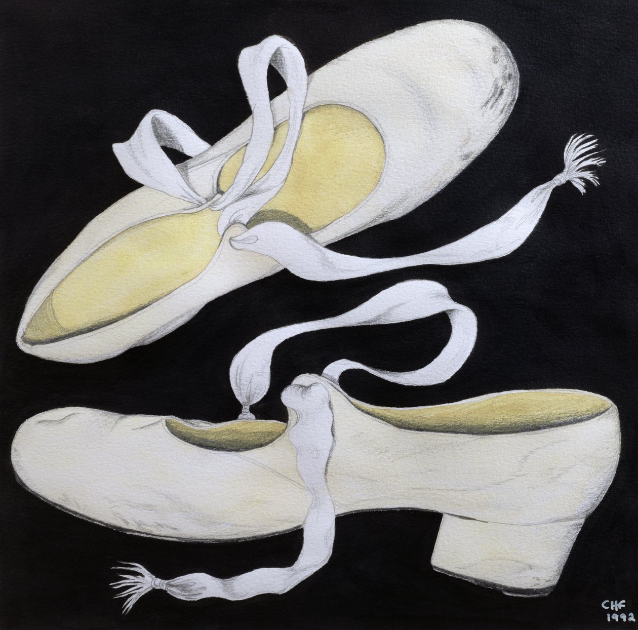 Oude Tapdansschoenen, 1992 door Carolyn Hubbard Ford