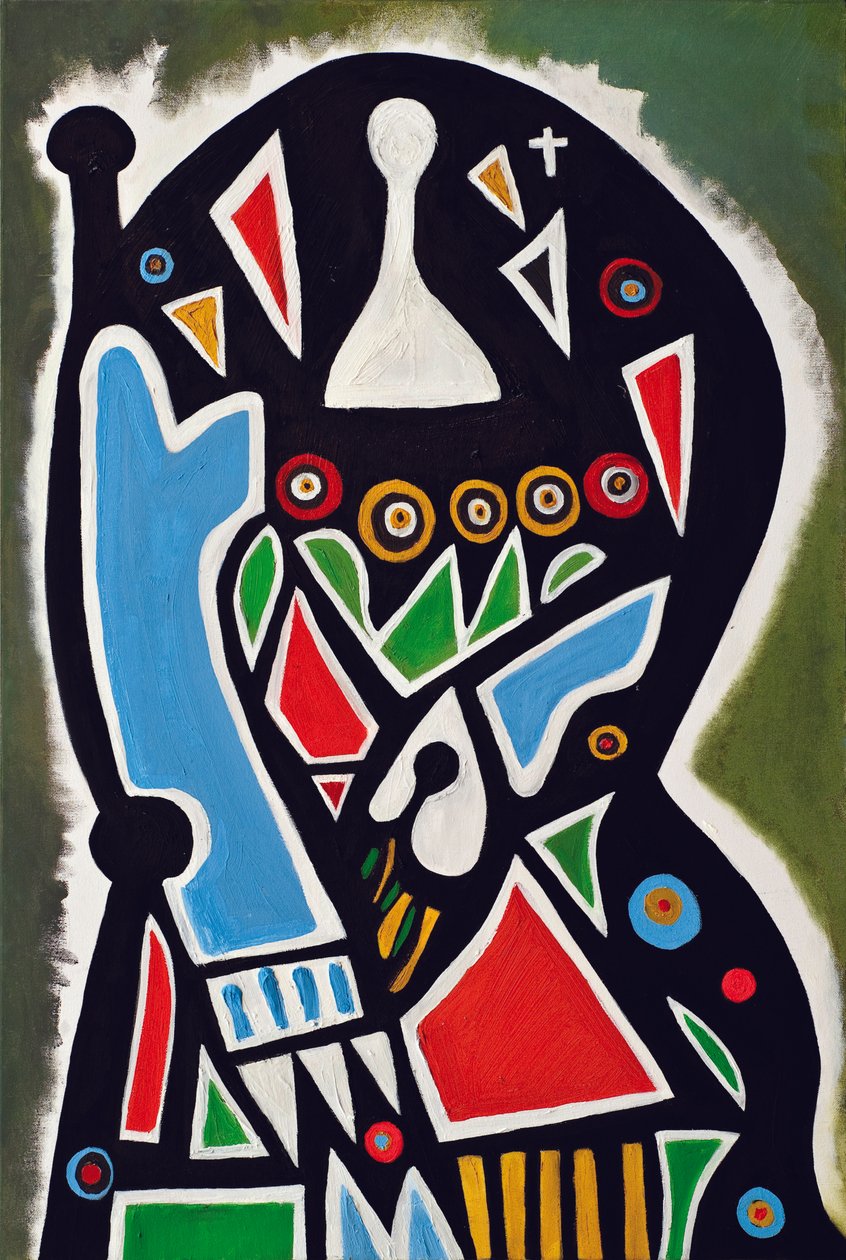 De gokkoningin, 2009 (olieverf op doek) door Carolyn Mary Kleefeld