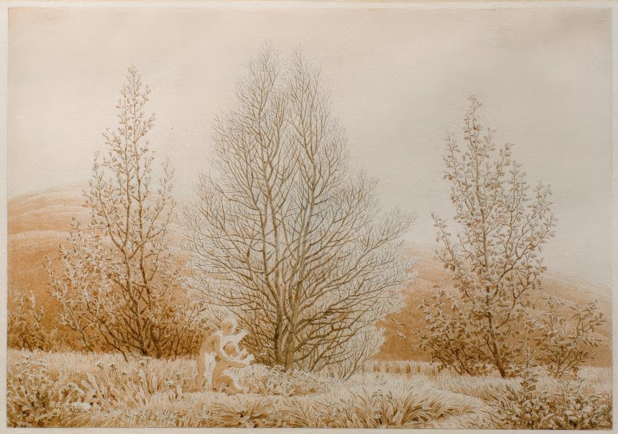 De lente door Caspar David Friedrich