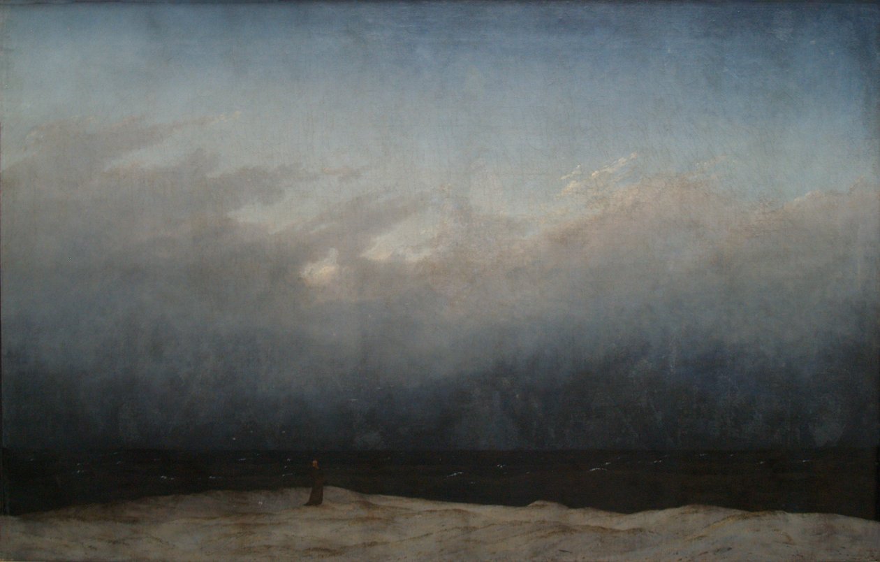 Duits: Der Mönch am Meer De monnik aan zee door Caspar David Friedrich