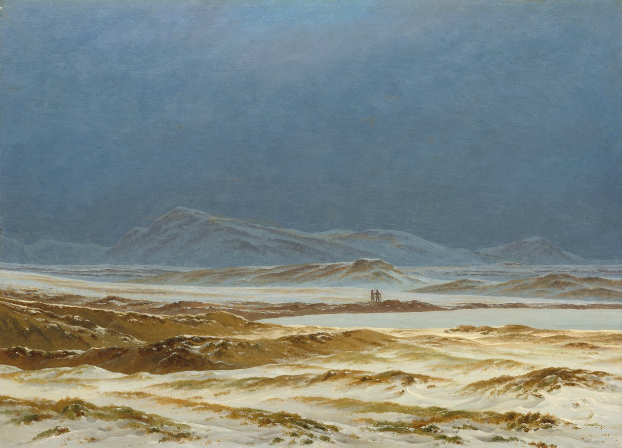 Noordelijk landschap, lente (c.1825) door Caspar David Friedrich