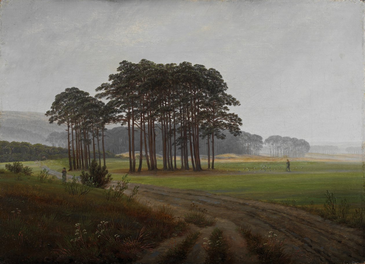 De tijden van de dag: De middag, 1821-1822 door Caspar David Friedrich