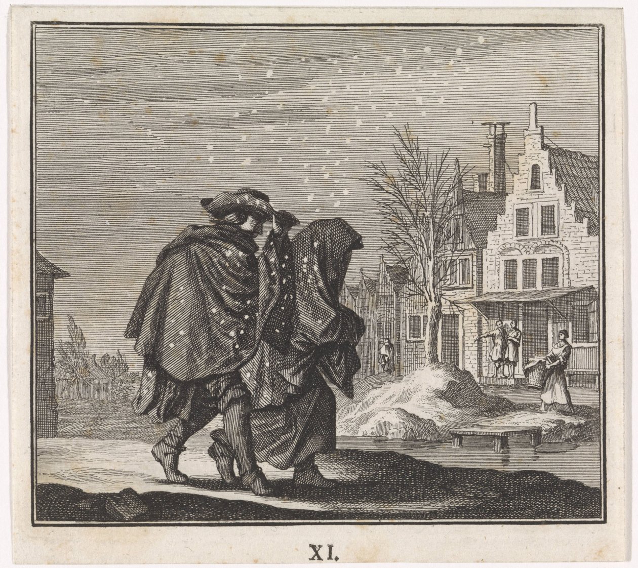 Embleem: sneeuw door Caspar Luyken