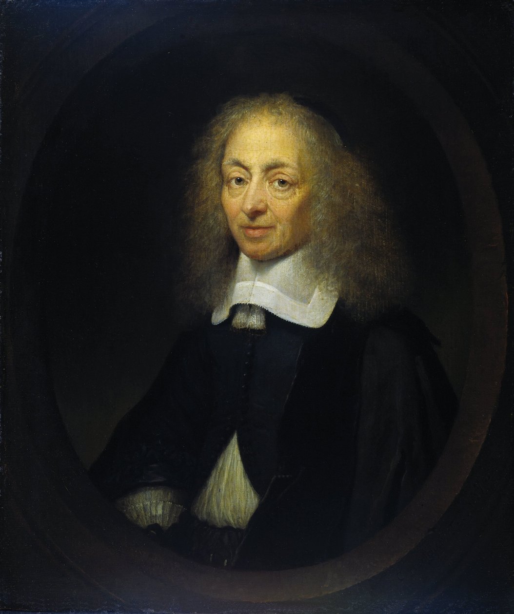 Portret van Constantijn Huygens (1596-1687) door Caspar Netscher