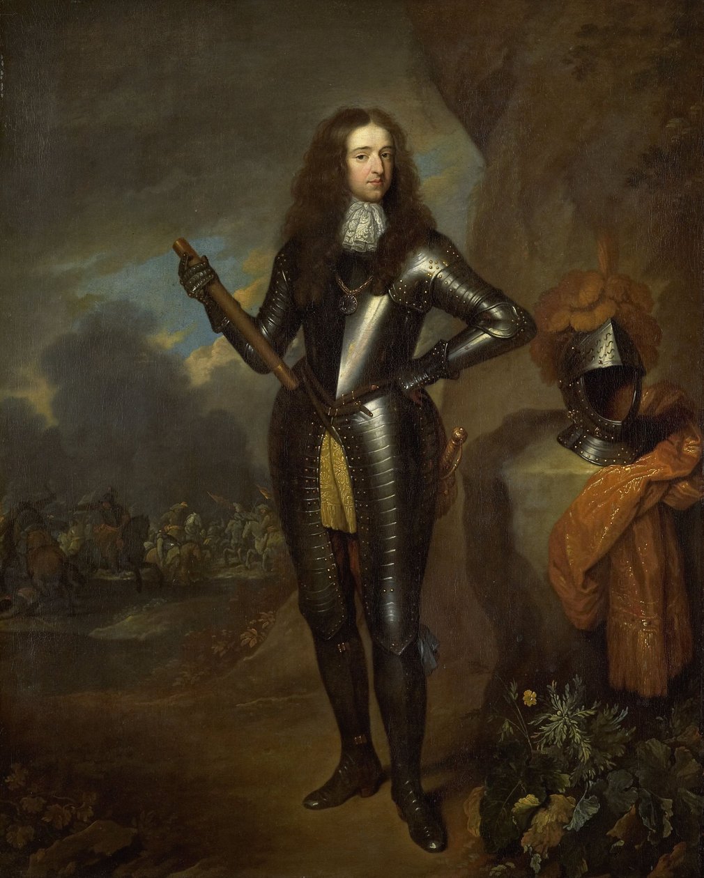 Willem III door Caspar Netscher