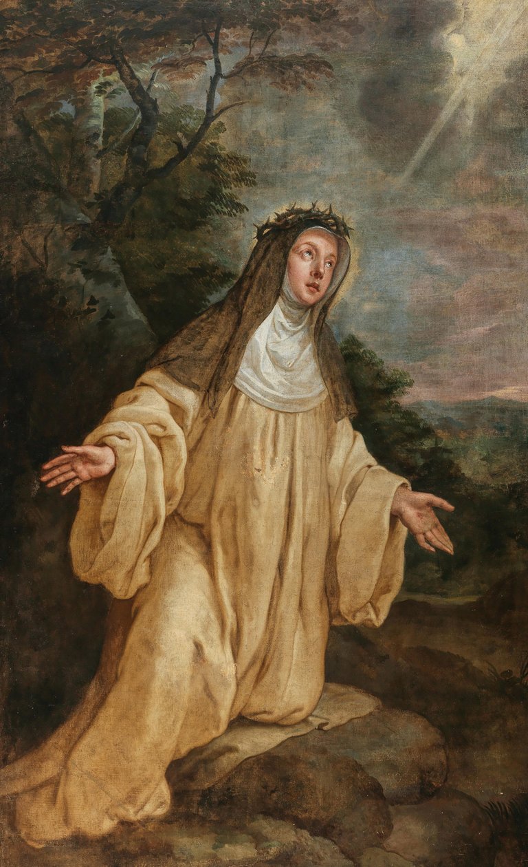 Sint Catharina van Siena door Caspar de Crayer