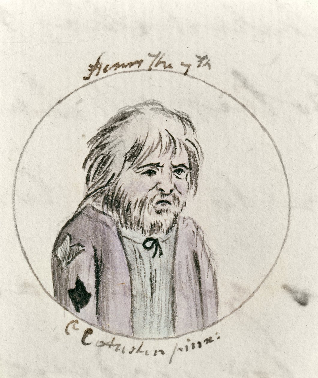 Hendrik VII, ca. 1790 door Cassandra Austen