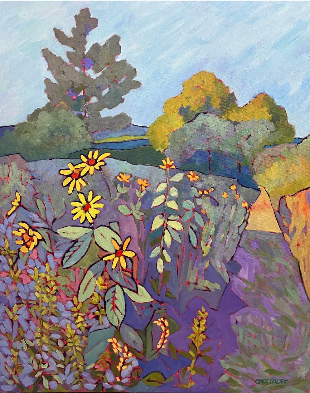 Omarmd door de Natuur, 2023 door Catherine J Martzloff