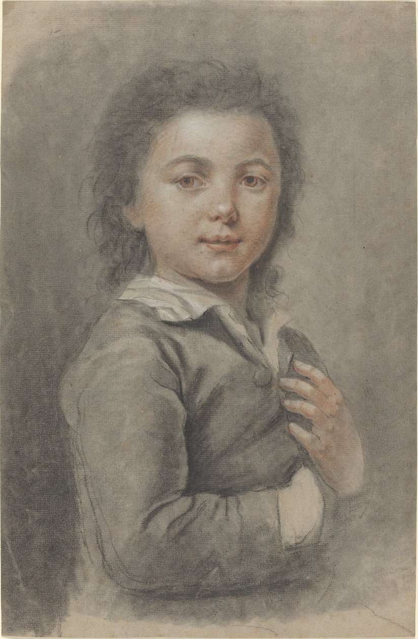 Portret van een Jonge Jongen door Catherine Lusurier