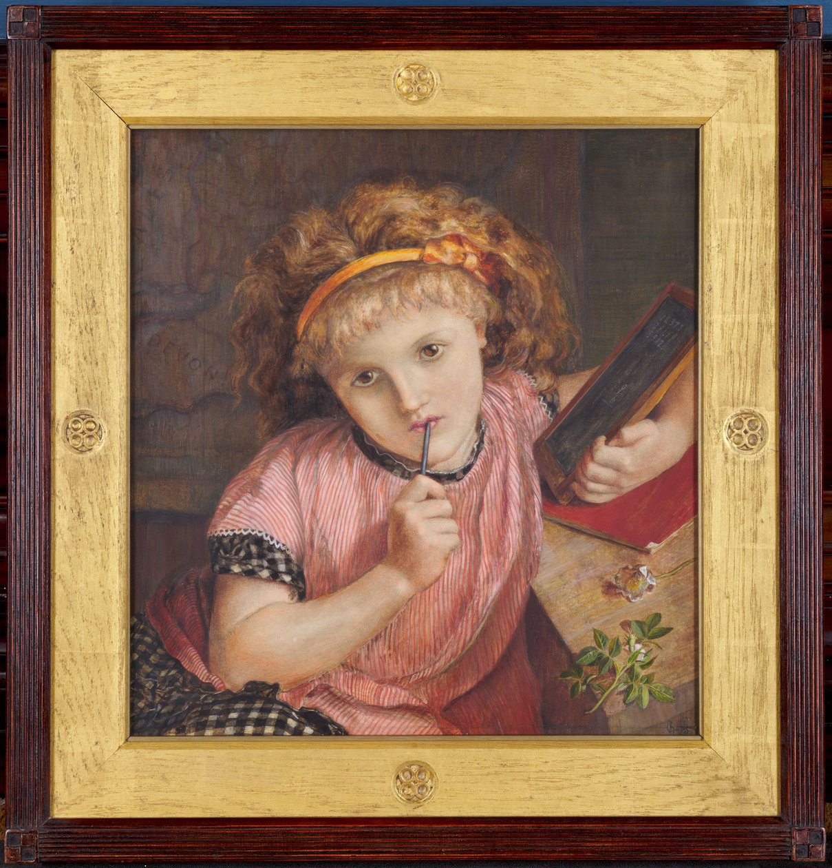 Een diep probleem: 9 en 6 maken door Catherine Nee Madox Brown Hueffer
