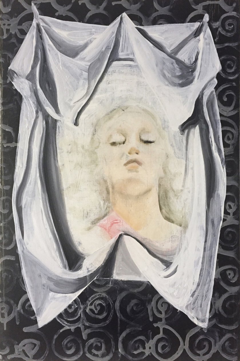 Lara Veronica, 2014-16 (olieverf op linnen) door Cathy Lomax