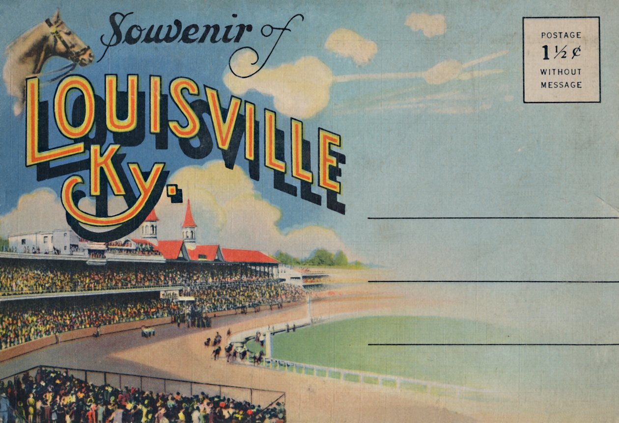 Souvenir van Louisville Ky. door Caufield and Shook