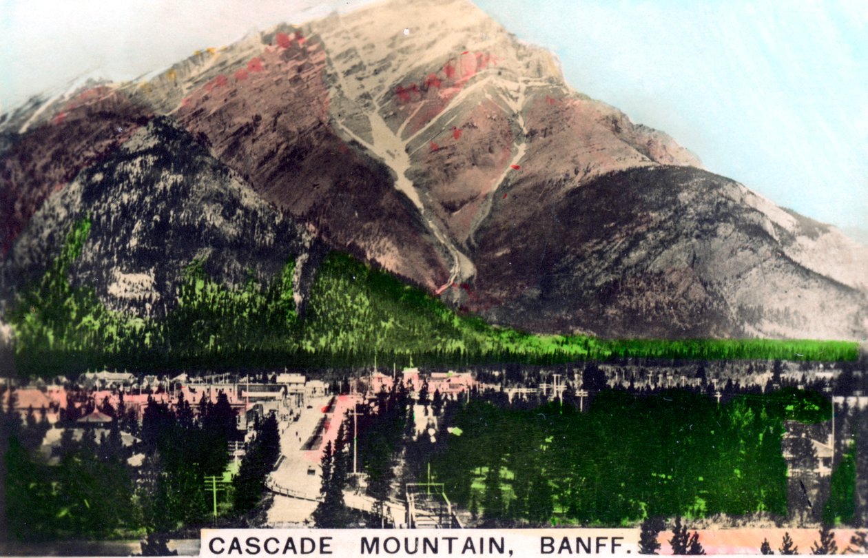 Cascade Mountain, Banff, Alberta, Canada, ca. 1920s door Cavenders Ltd