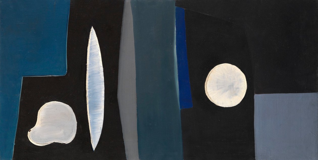 Compositie met organische vormen door Caziel Caziel