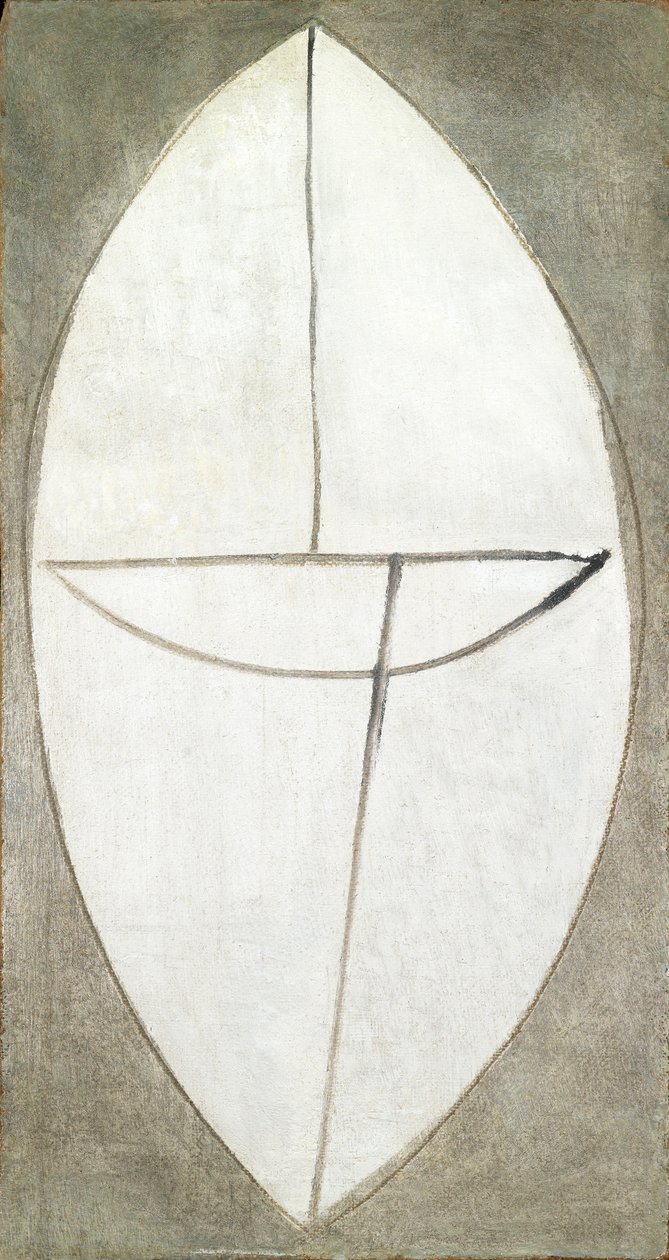 Ellips, c.1948 (olieverf op hardboard) door Caziel Caziel