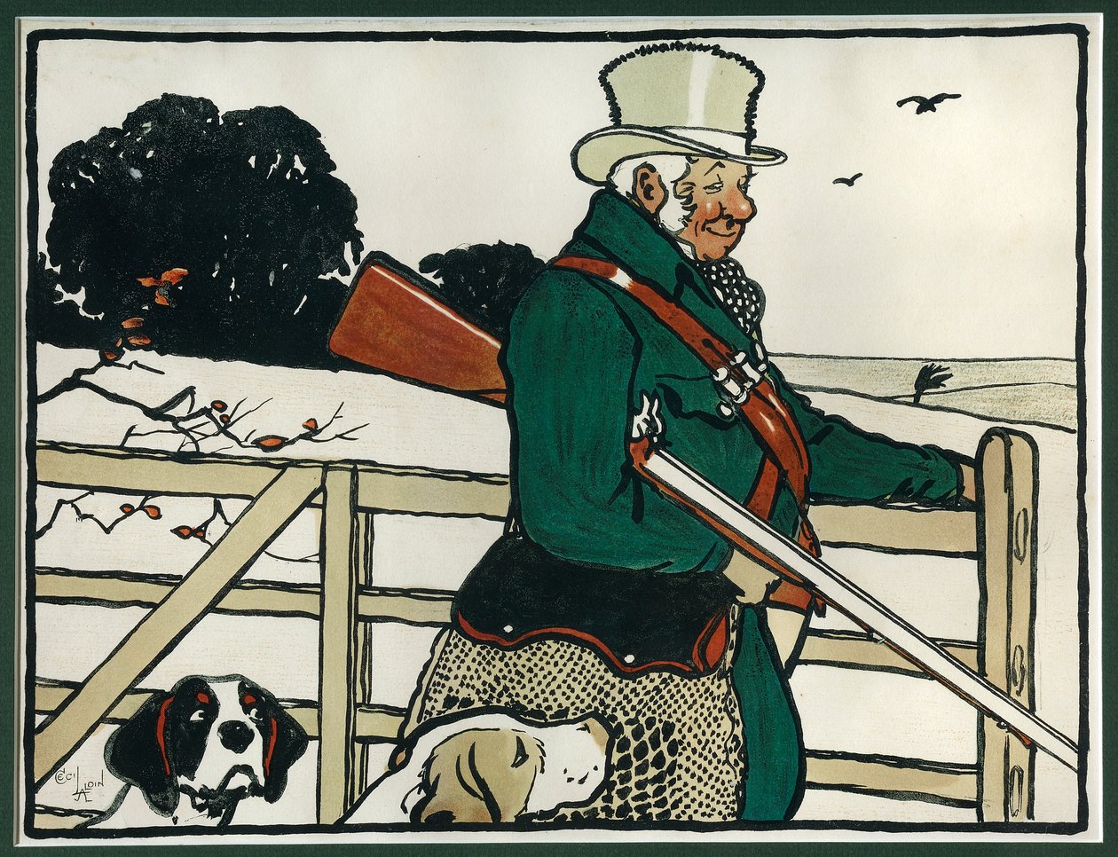 Oude Engelse sporten en spellen: Schieten door Cecil Charles Windsor Aldin