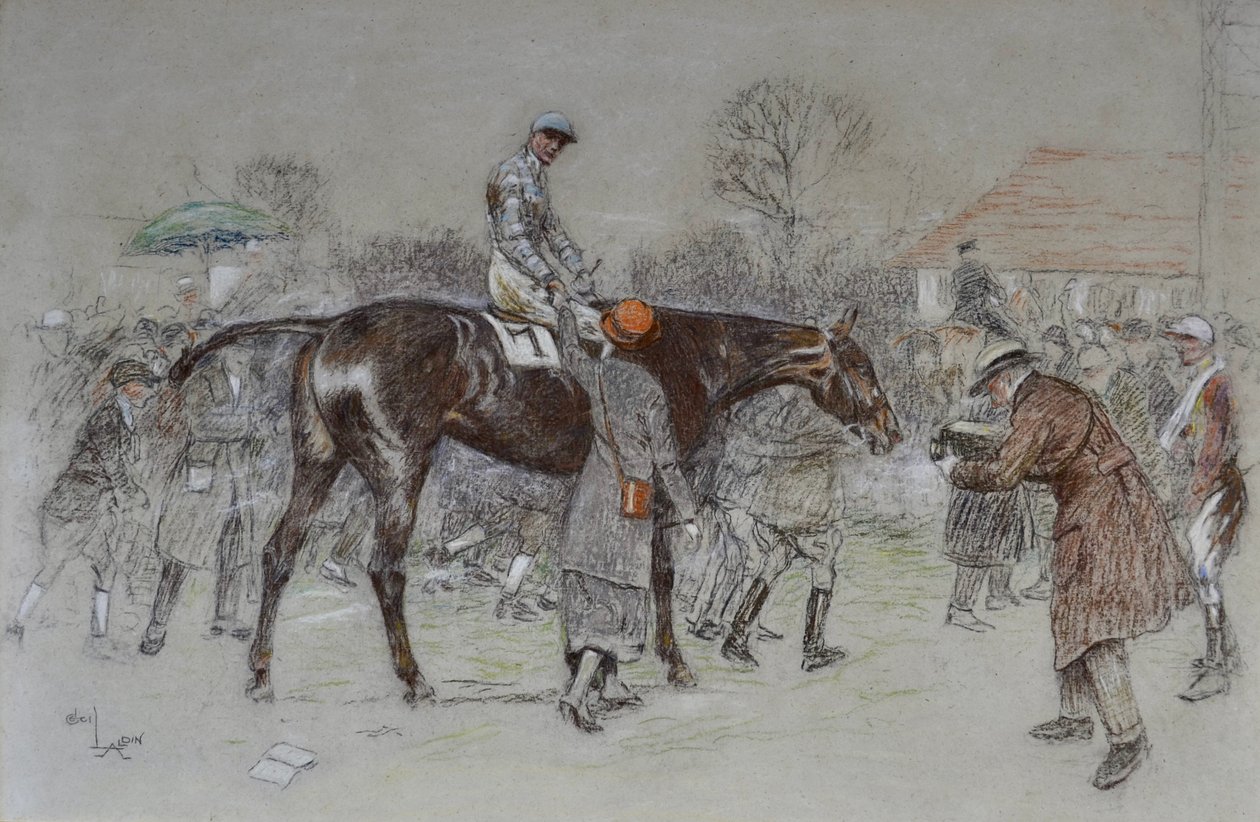 De winnaar leiden terwijl de bookmakers juichten door Cecil Charles Windsor Aldin