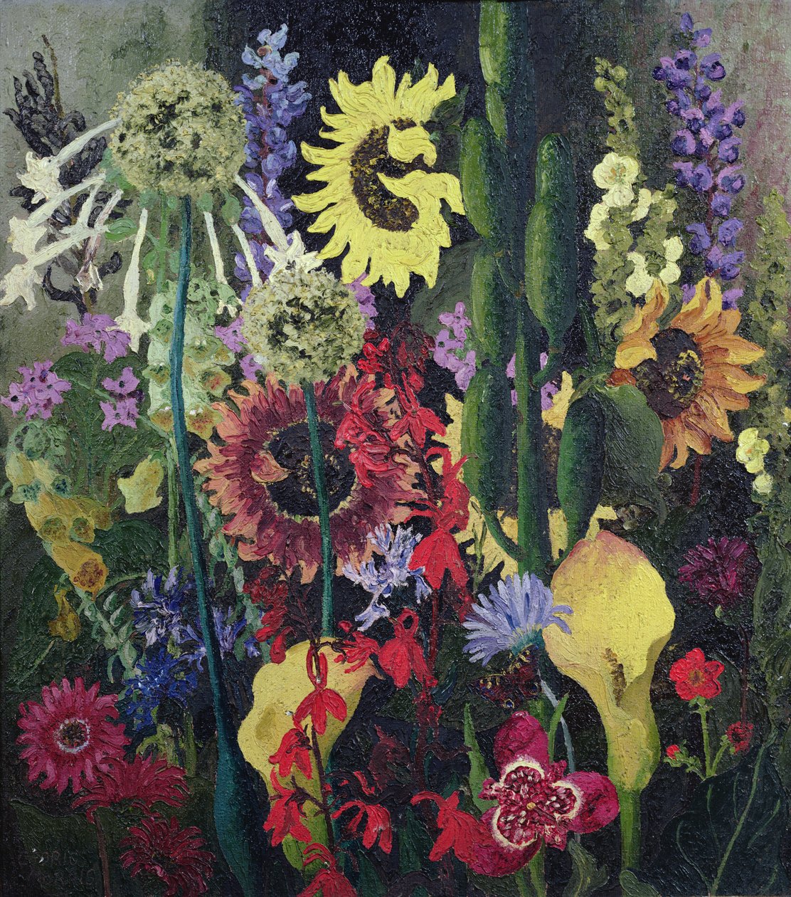 Tuinlandschap nr. 2 door Cedric Morris