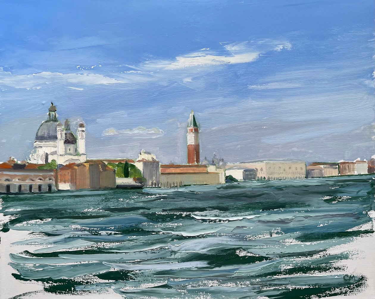 Venetië! 2025 (olieverf op doek) door Celia Montague