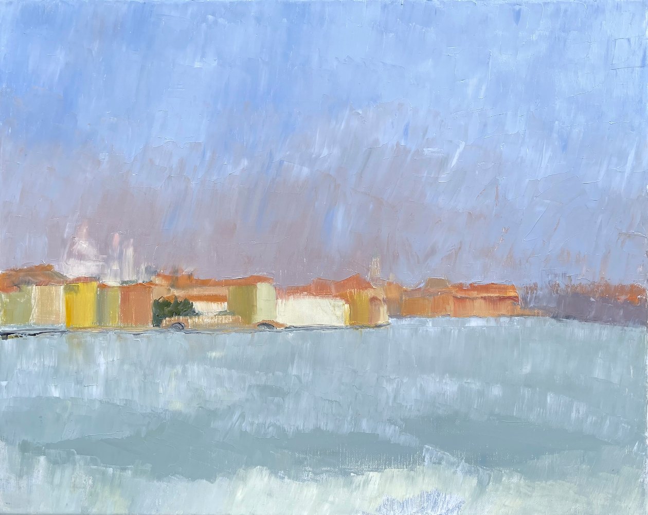 Voorbij, 2025 (olieverf op doek) door Celia Montague