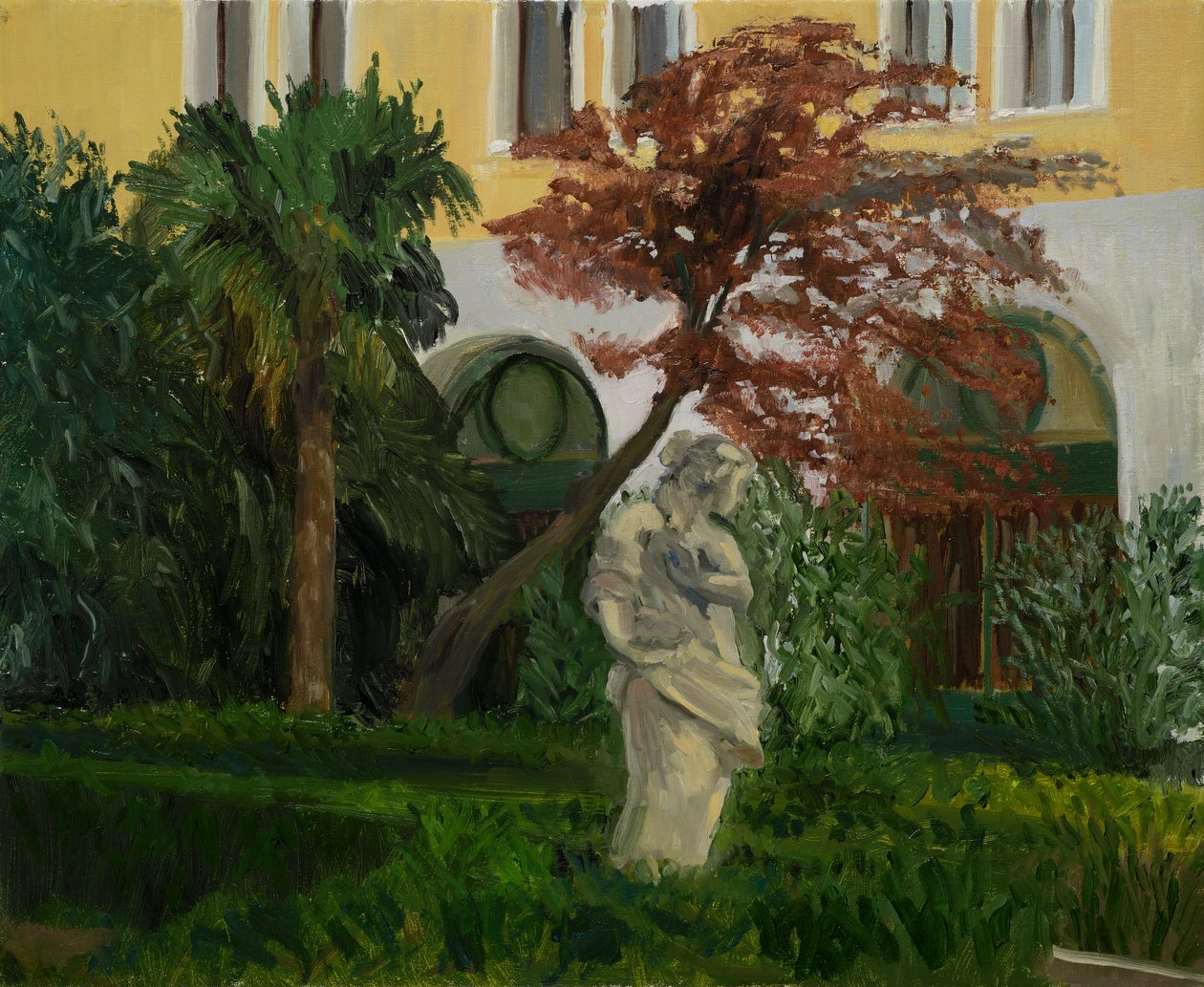 Tuin bij de Villa Molina,2 (olieverf op doek) door Celia Montague