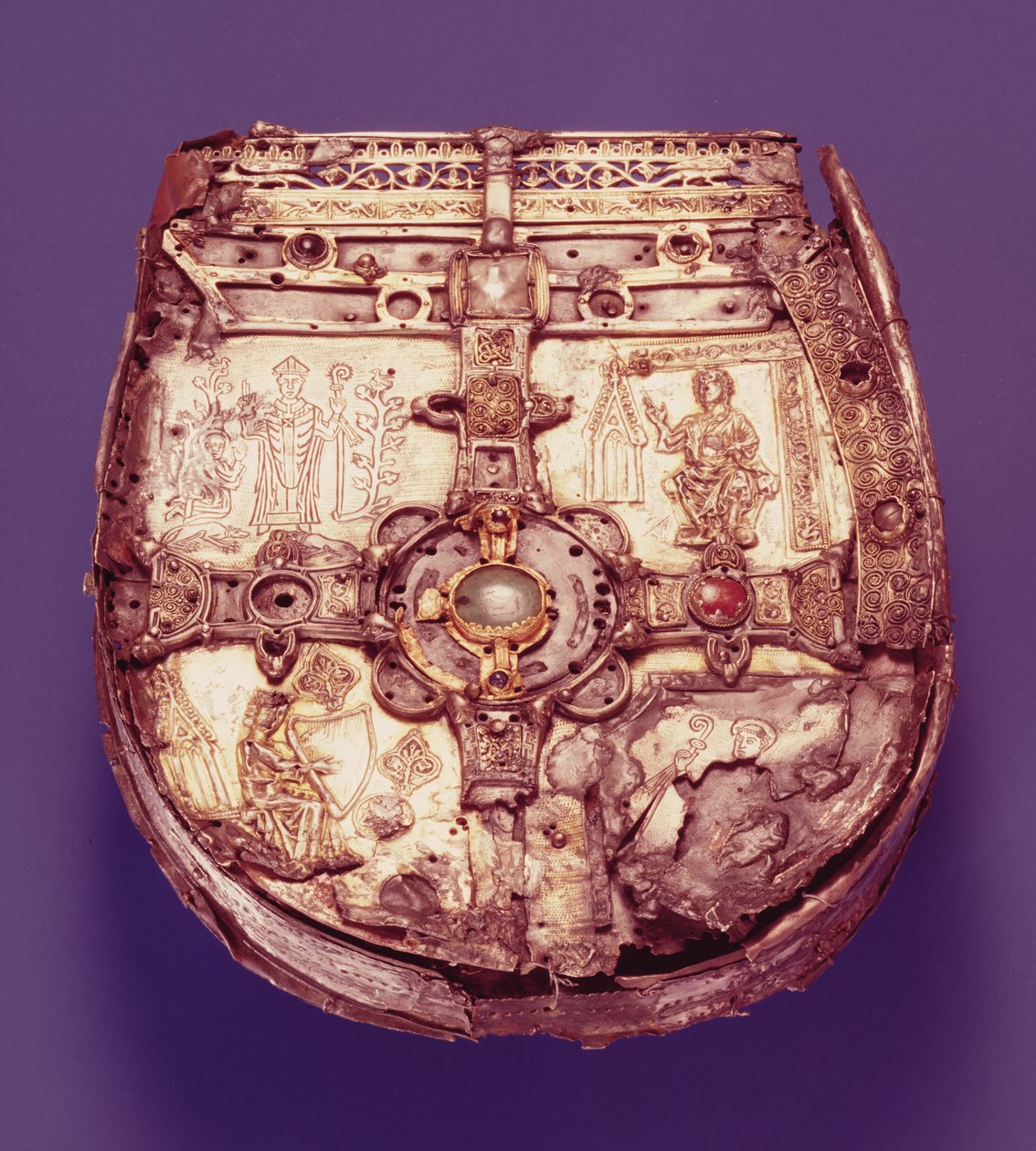 Heiligdom van de Tand van St. Patrick, Athenry, County Galway (hout, brons en goud) door Celtic