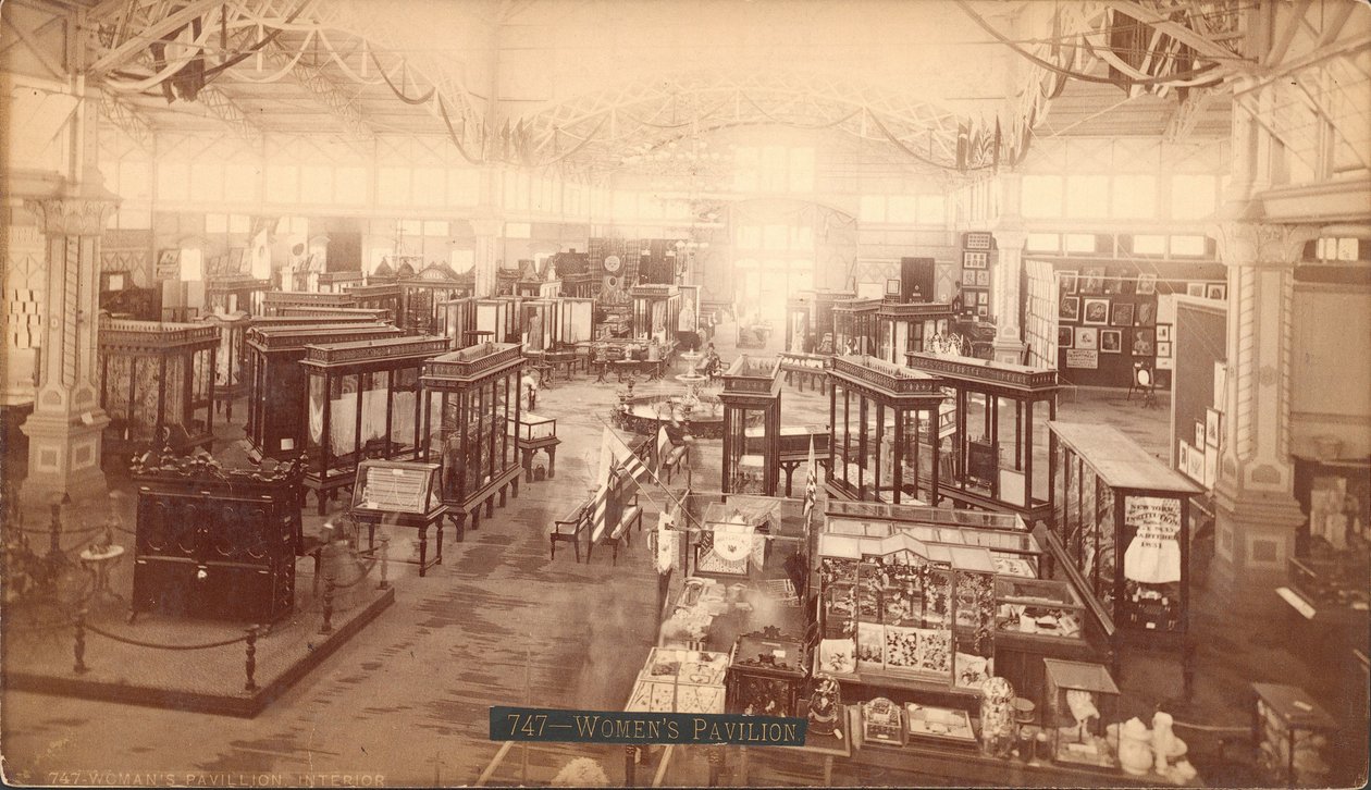 Vrouwenpaviljoen, Centennial Tentoonstelling, Philadelphia door Centennial Photographic Co. Centennial Photographic Co.