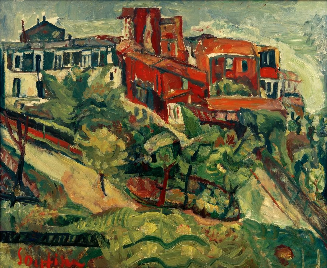 Ch. Soutine, Rode huizen door Chaim Soutine